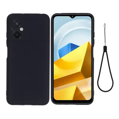 RUBBER Husa de protectie pentru Xiaomi Poco M5 neagra