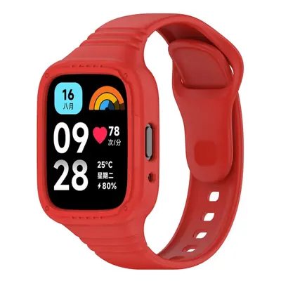 GLACIER Husă de protecție cu curea pentru Xiaomi Redmi Watch Active red