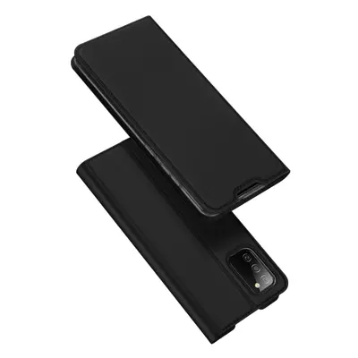 DUX Husă portofel Samsung Galaxy A02s negru