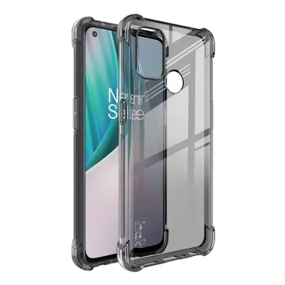 IMAK de protectie silicon + folie OnePlus Nord N100 neagra