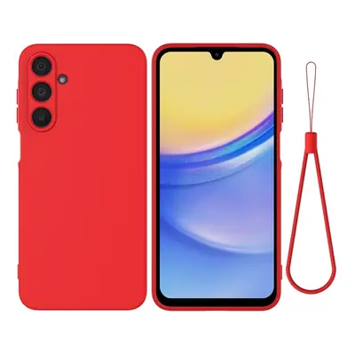 RUBBER Husă de protecție pentru Samsung Galaxy A16 / A16 5G roșu