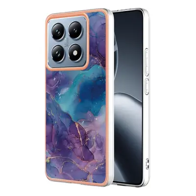 IMD MARBLE Husă de protecție pentru Xiaomi 14T Pro PURPLE