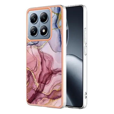 IMD MARBLE Husă de protecție pentru Xiaomi 14T ROSE RED