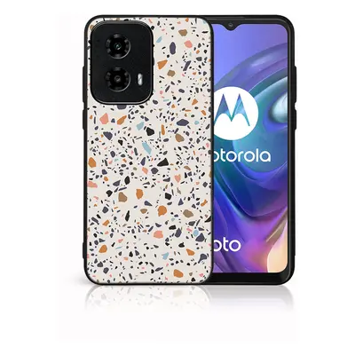 MY ART Husă de protecție pentru Motorola Moto G04 / G24 / G24 Power BEIGE TERRAZZO (162)