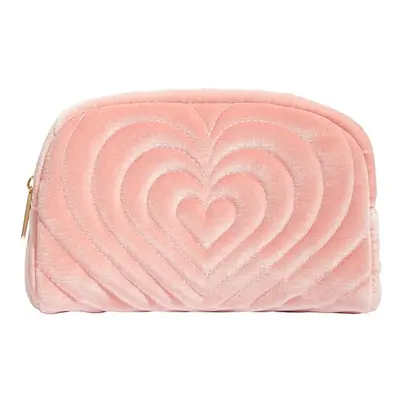 Heart Embroidery Make Up Bag - Trusa machiaj