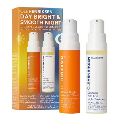 Day Bright & Smooth Night - Set serumuri cu vitamina C & acizi