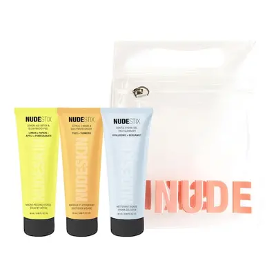 Nudeskin 3-Step: Citrus Renew Set for Sensitive Skin - Set ingrijire