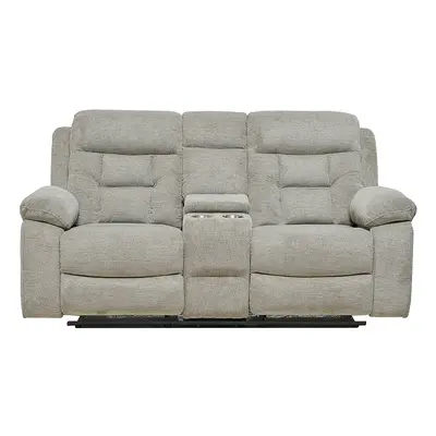 Canapea cu Recliner Miria 2L, 186x97x95 cm, Stofa, Cappuccino