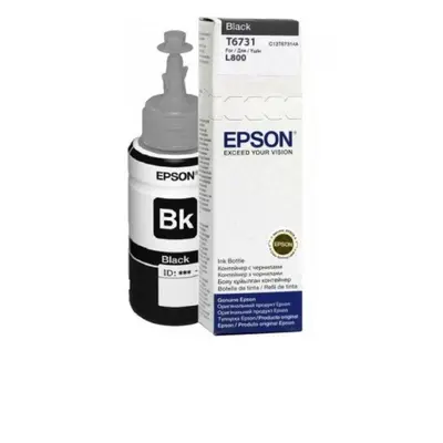 Cartus cerneala Epson T6731, black, capacitate 70ml, pentru Epson L800