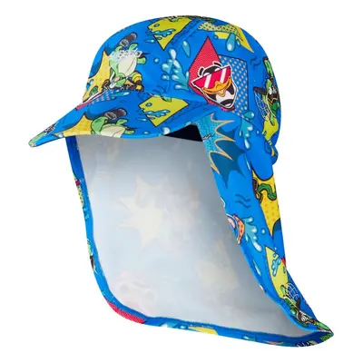 Speedo learn to swim sun protection hat blue s