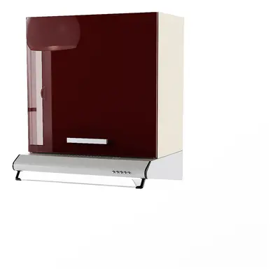 Dulap superior hota clasica 1 usa STYLE 60, Vizon, Bordo Gloss