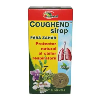 Coughend Sirop Fara Zahar, 100ml, Ayurmed