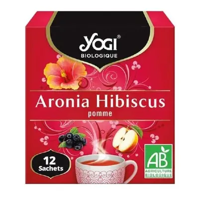 Ceai cu Aronia, Hibiscus si Mar, 12 plicuri, Yogi Tea