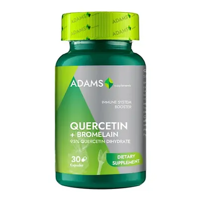 Quercetina 500mg cu Bromelaina 30cps, Adams