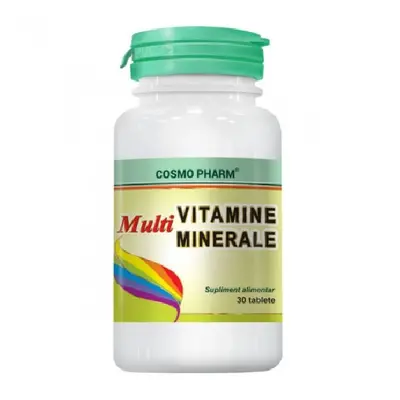 Multivitamine si Minerale, 30tab, Cosmopharm