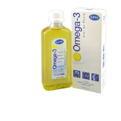 Omega-3 Ulei Pur de Peste cu aroma de Lamaie 240ml Lysi