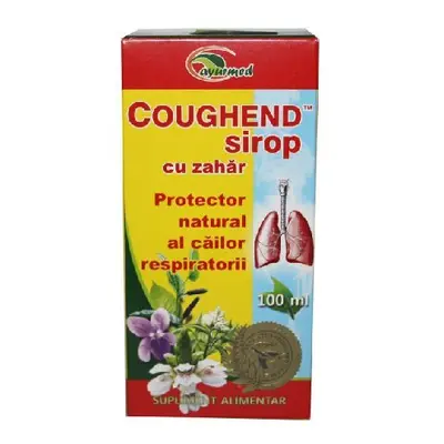 Coughend Sirop cu Zahar 100ml Ayurmed