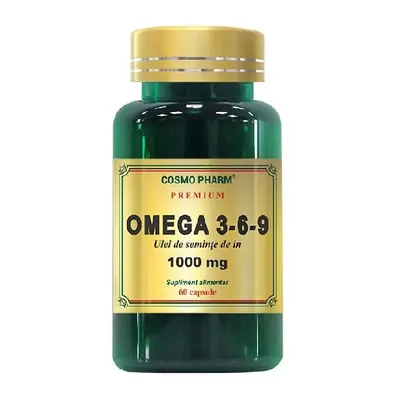 Ulei Din Seminte De In 1000mg 60cps Cosmopharm Onedia