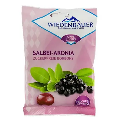 Bomboane fara Zahar cu Salvie si Aronia, 75gr, Wiedenbauer