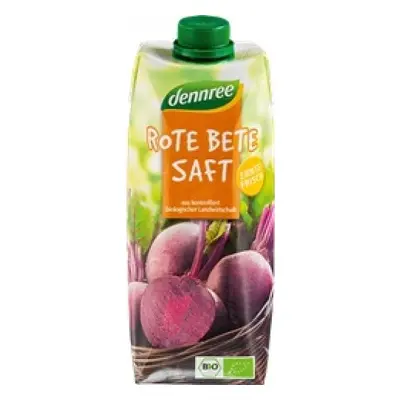 Suc de sfecla rosie Vegan, 500ml, Dennree