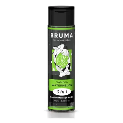 Ulei de Masaj 3 in 1 Bruma Premium Hot Oil, Aroma Pepene Verde, 100 ml