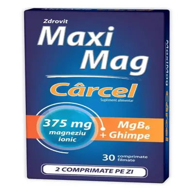 Zdrovit MaxiMag Cârcel + ghimpe 30 comprimate filmate