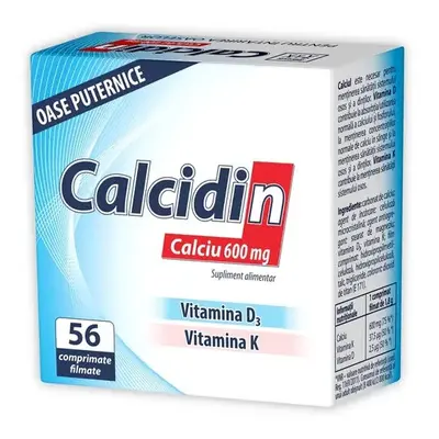 Zdrovit Calcidin x 56 comprimate filmate