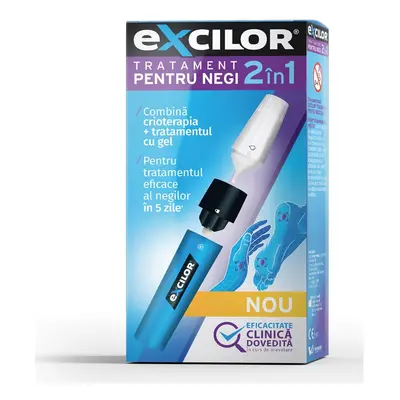 Excilor tratament pentru negi 2 in 1 3,3 ml