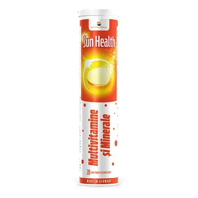 Sun Wave Sun Health Multivitamine si minerale 20 comprimate efervescente