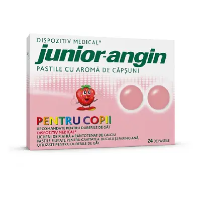 Junior-Angin x 24 pastile aroma fructe