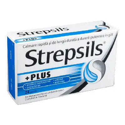 Strepsils Plus 24 pastile