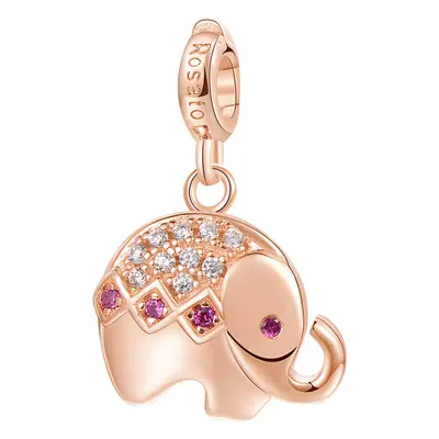 Rosato Pandantiv placat cu aur roz Elefant RZ001