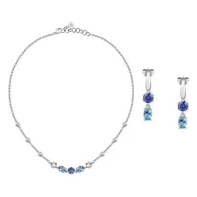 Morellato Elegantset de bijuterii cu zirconiu cubic Colori SAVY25 (colier, cercei)