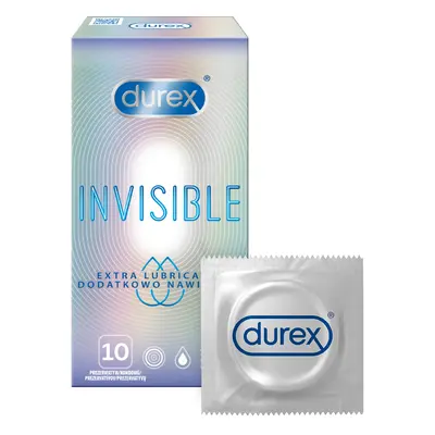 Durex Prezervative Invisible Extra Lubricated buc.