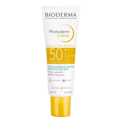 Bioderma Cremă de protecție solară pentru piele sensibilă și uscată SPF 50+ Photoderm Creme (Cre