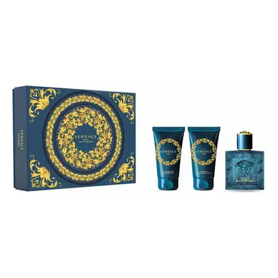 Versace Eros - apă de toaletă ml + gel de duș ml + balsam after shave ml