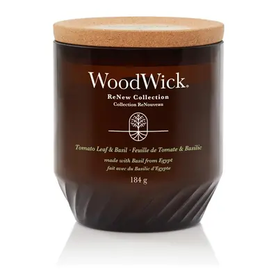 WoodWick Lumânare parfumată ReNew sticlă medie Tomato Leaf & Basil g