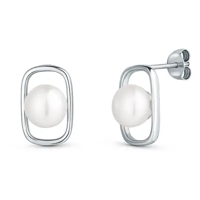 JwL Luxury Pearls Cercei fini din argint cu perlă autentică JL0829