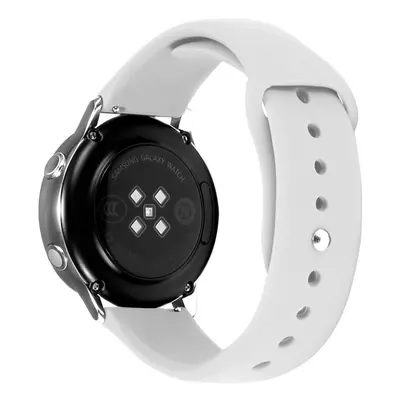 4wrist Curea din silicon pentru Samsung Galaxy Watch 6/5/4 - White