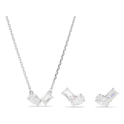 Swarovski Set elegant de bijuterii cu cristale Mesmera (cercei, colier)