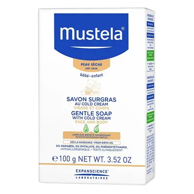 Mustela Săpun delicat pentru față și corp pentru copii (Gentle Soap with Cold Cream) g