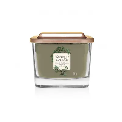 Yankee Candle Lumânare aromatică pătrată mică Vetiver & Black Cypress g