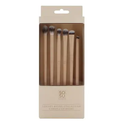 SOSU Cosmetics Set de pensule pentru ochi (Luxury Brush Eye Collection)