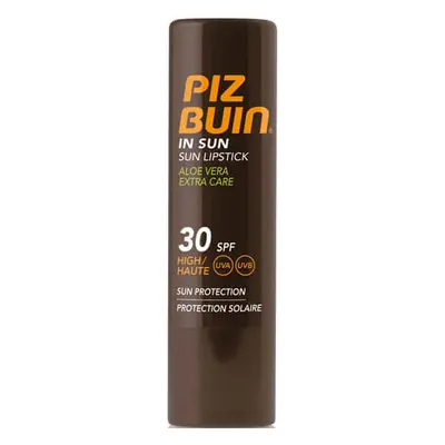 Piz Buin Balsam de buze cu Aloe Vera SPF (In Sun Lipstick Aloe Vera Extra Care) 4.9 g