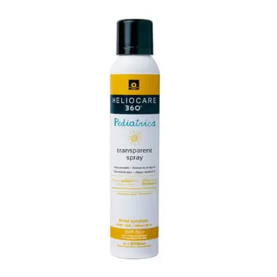 Heliocare Spray transparent de bronzare pentru copii 360° SPF 50+ (Pediatrics Transparent Spray)