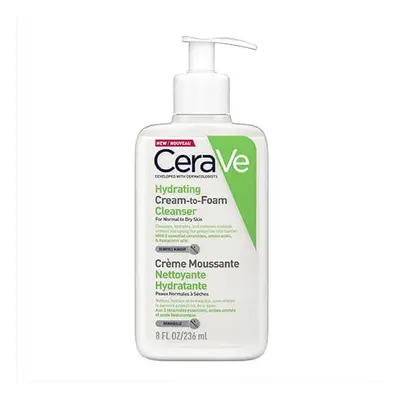 CeraVe Cremă spumă de curățare (Hydrating Cream-to-Foam {{Clean (Hydrating Cream-to-Foam Cleanse