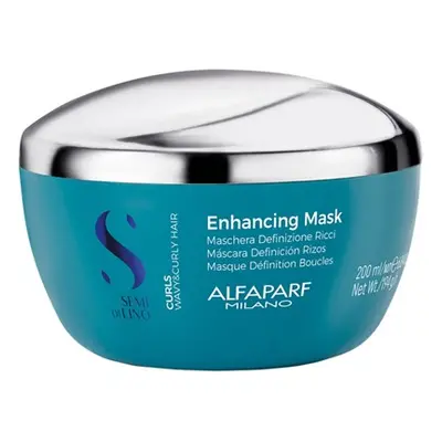 Alfaparf Milano Mască pentru păr creț și ondulat Alfa Semo di Lino Curl (Enhancing Mask) ml