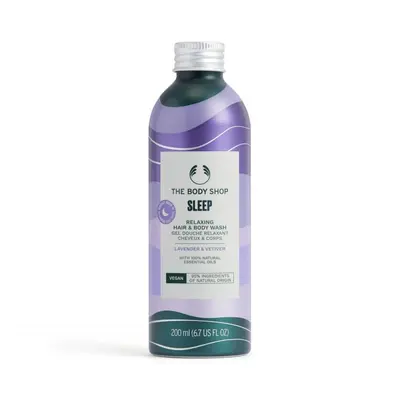 The Body Shop Gel de duș pentru corp și păr Sleep Relaxing Lavender & Vetiver (Hair & Body Wash)