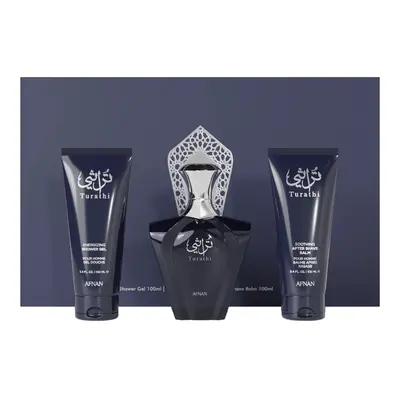 Afnan Turathi Blue - EDP ml + balsam după ras ml + gel de duș ml