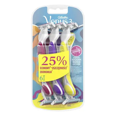 Gillette Aparate de ras Simply Venus Plus Yellow buc